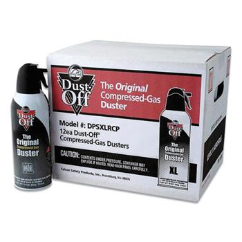 Dust-Off Disposable Compressed Gas Duster, 10 oz Can, 12/Box