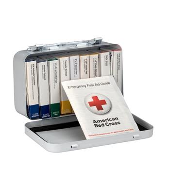First Aid Only Unitized First Aid Kit for 10 People, 10 Units/KT, OSHA/ANSI