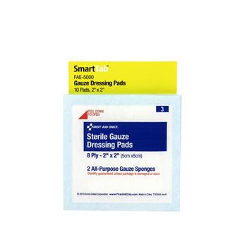 First Aid Only Gauze Pads, 2&quot; x 2&quot;, 5/Pack