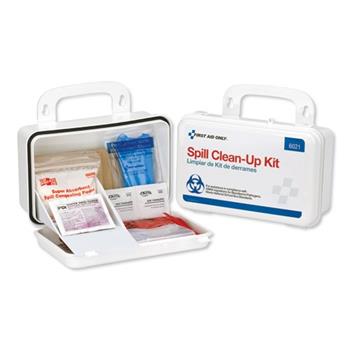 First Aid Only Bloodborne Pathogen Spill Clean Up Kit, Plastic Case