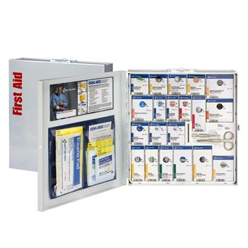 First Aid Only 50 Person System without Medications, Metal Case