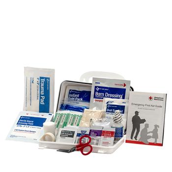 First Aid Only Bulk First Aid Kit, For Up to 10 People, ANSI A, Type III, 62 Pieces/Kit
