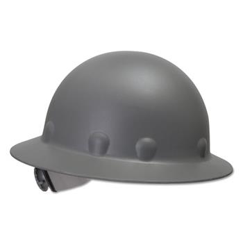 Fibre-Metal by Honeywell SuperEight Thermoplastic Hard Hat, 3-R Ratchet Suspension, Gray