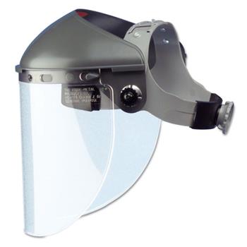 Fibre-Metal&#174; by Honeywell High Performance Face Shield Assembly, 4&quot; Crown Ratchet, Noryl, Gray