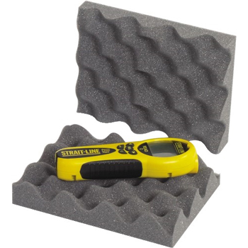 W.B. Mason Co. Convoluted Foam Sets, 8 in x 6 in x 2 in, Charcoal, 48 Sets/Case