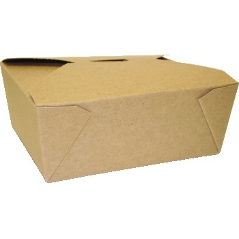 Chef&#39;s Supply MeyerPak™ Containers, Take-Out, Kraft #8, Interior/Exterior Coating, 6&quot; x 4-3/4&quot; x 2-1/2&quot;, 300/CS