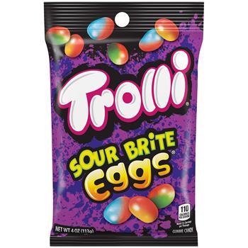 Trolli Sour Brite Eggs, 4 oz, 12/Case