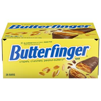 Butterfinger Bar Singles, 1.9 oz, 36 Bars/Box