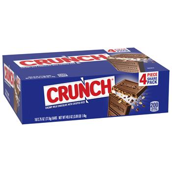 Crunch Bar 4-Piece Share Pack, 2.75 oz, 18/Box