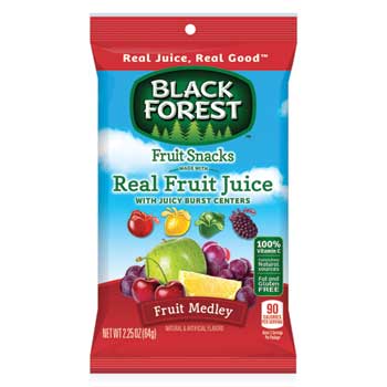 Black Forest Fruit Medley Fruit Snacks, 2.25 oz., 48/CS