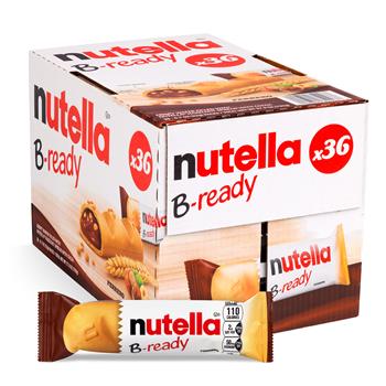 Nutella B-Ready Crispy Wafers, 0.7 oz, 36/Pack