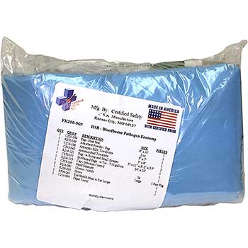 Certified Safety Mfg. Bloodborne Pathogen Economy First Aid Kit, Sealed Kit, Refill
