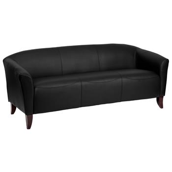 Flash Furniture HERCULES Imperial Series Black LeatherSoft Sofa