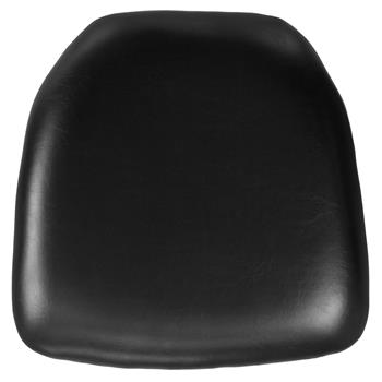 Flash Furniture Hard Black Vinyl Chiavari Chair Cushion