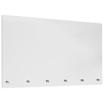 Flash Furniture Acrylic Suspended Register Shield / Sneeze Guard with Hanging and Mounting Hardware, 24&quot; H x 42&quot; L