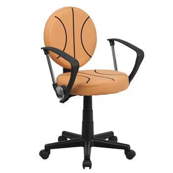 Flash Furniture Basketball Swivel Task Office Chair With Arms