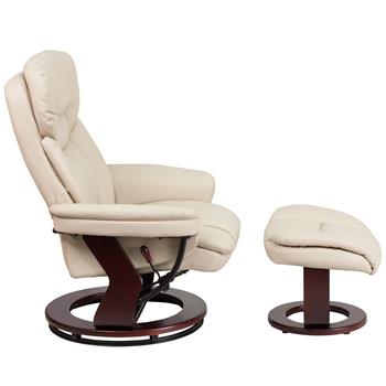 tilbury leather swivel chair