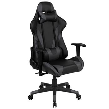 Flash Furniture X20 Racing Ergonomic Gaming Chair, Adjustable, Reclining Back, Gray