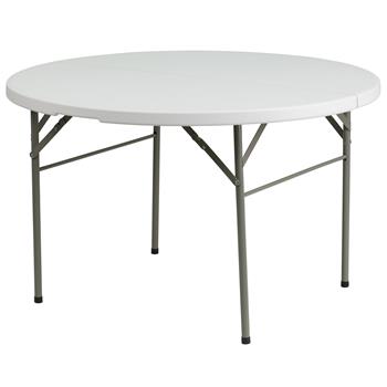 Flash Furniture Round Bi Fold Folding, Round Plastic Catering Tables