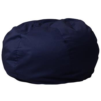 Flash Furniture Oversized Bean Bag Chair, Solid Navy Blue
