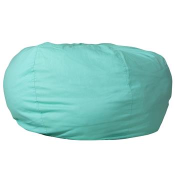 Flash Furniture Oversized Bean Bag Chair For Kids And Adults, Solid Mint Green