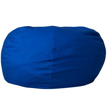 Flash Furniture Oversized Bean Bag Chair For Kids And Adults, Solid Royal Blue