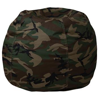 Flash Furniture Small Bean Bag Chair For Kids And Teens, Camouflage