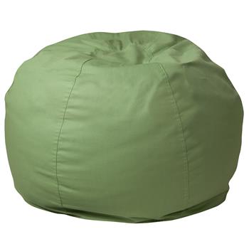 Flash Furniture Small Kids Bean Bag Chair, Solid Green