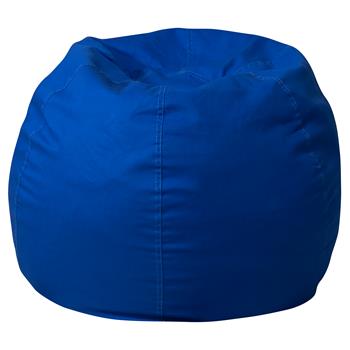 Flash Furniture Small Bean Bag Chair For Kids And Teens, Solid Royal Blue