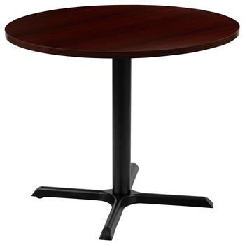 Flash Furniture Round Multi-Purpose Conference Table, 36&quot;, Mahogany