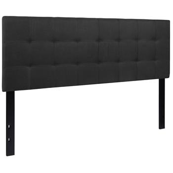 Flash Furniture Bedford Tufted Upholstered Queen Size Headboard In Black Fabric