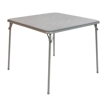 Flash Furniture Lightweight Folding Card Table, Collapsible Legs, Gray