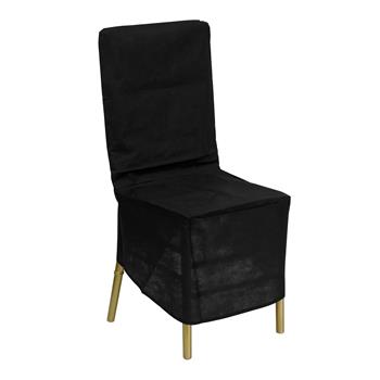 Flash Furniture Fabric Chiavari Chair Storage Cover, Black