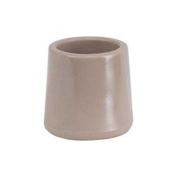 Flash Furniture Replacement Foot Cap for Plastic Folding Chairs, Beige