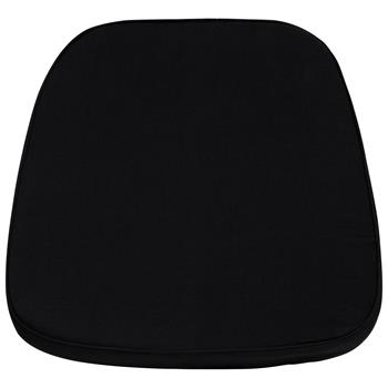 Flash Furniture Soft Black Fabric Chiavari Chair Cushion