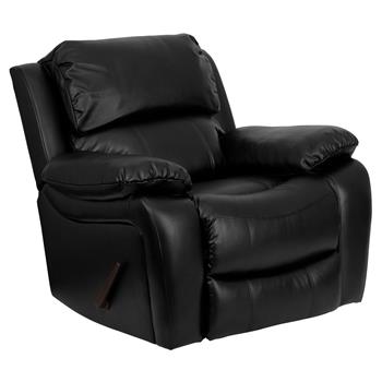 Flash Furniture Black LeatherSoft Rocker Recliner