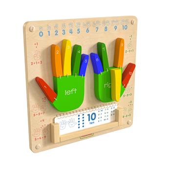 Bright Beginnings Commercial Grade STEAM Wall Activity Board, Counting