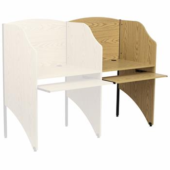 Flash Furniture Jordan Add-On Study Carrel, Oak Finish