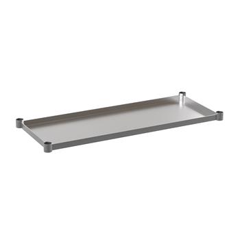 Flash Furniture Galvanized Under Shelf For Prep And Work Tables, Adjustable, For 24&quot; x 48&quot; Stainless Steel Tables