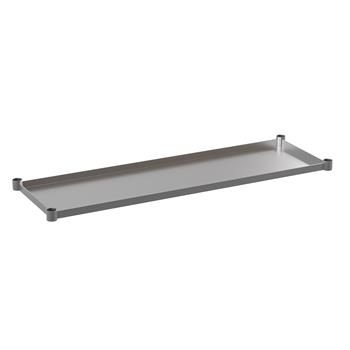 Flash Furniture Galvanized Under Shelf For Prep And Work Tables, Adjustable, For 24&quot; x 60&quot; Stainless Steel Tables