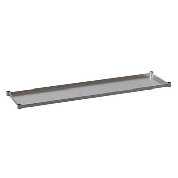 Flash Furniture Galvanized Under Shelf For Prep And Work Tables, Adjustable, For 30&quot; x 72&quot; Stainless Steel Tables