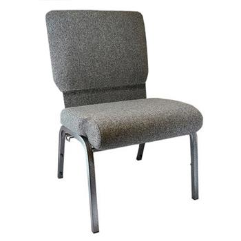 Flash Furniture Advantage Charcoal Gray Church Chair 20.5&quot; Wide