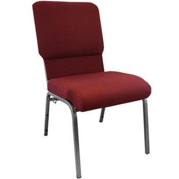 Flash Furniture Advantage Maroon Church Chairs 18.5 in. Wide