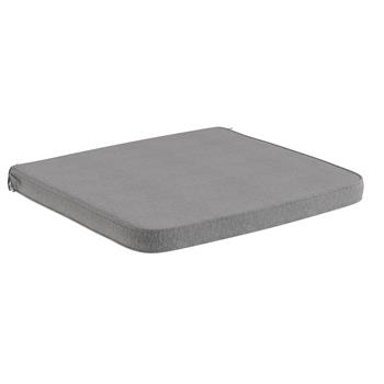 Flash Furniture McIntosh Outdoor Patio Chair Cushion, Weather-Resistant, Removable Cover, 19 in x 18 in, Gray