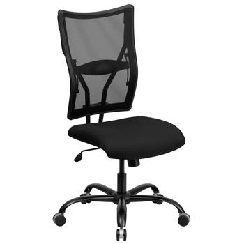 Flash Furniture Hercules Series Big &amp; Tall 400 lb. Rated Black Mesh Executive Swivel Ergonomic Office Chair