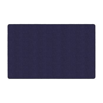 Flagship Carpets Solid Rectangle Rug, Navy, 4&#39; x 6&#39;
