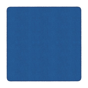 Flagship Carpets Solid Square Rug, Royal Blue, 6&#39; x 6&#39;