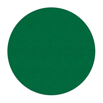Flagship Carpets Solid Round Rug, Clover Green, 6&#39;