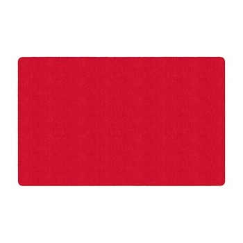 Flagship Carpets Solid Rectangle Rug, Rowdy Red, 7&#39; 6&quot; x 12&#39;