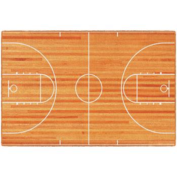 Flagship Carpets Basketball Court Activity Rug, 30&quot; x 46&quot;, Multi-Colored